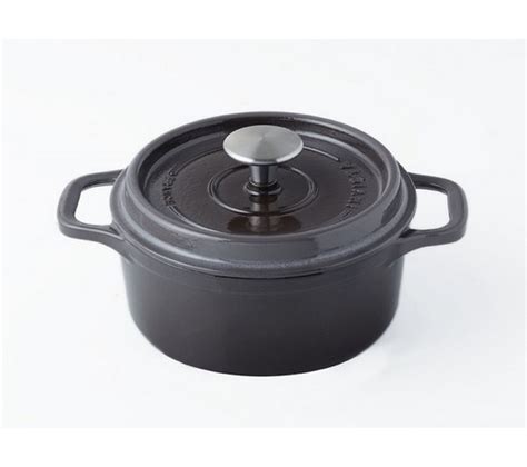 Cocotte Ronde En Fonte Maill E Cm Taupe Puv Casserole