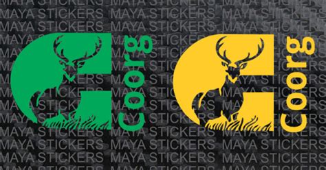 Coorg Wildlife Society Decal In Custom Colors And Sizes