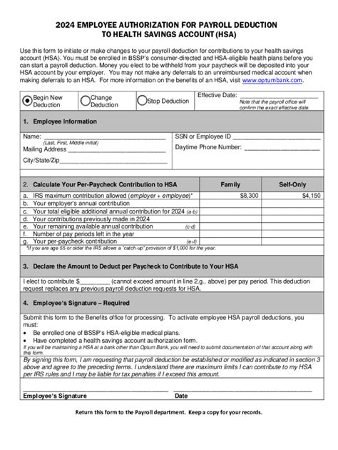 Fillable Online Employee Authorization For Payroll Fax Email