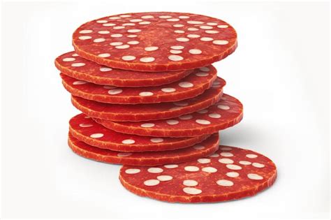 Premium AI Image | Slices of pepperoni