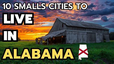 The 10 Best Small Towns To Live In Alabama Youtube