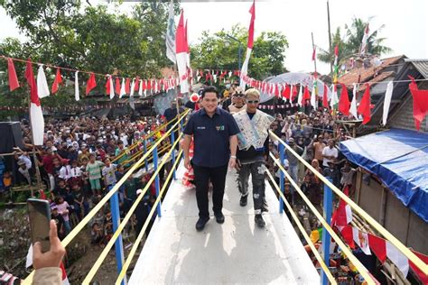 Erick Thohir On Twitter Pembangunan Jembatan Komposit Kimarpu Telah