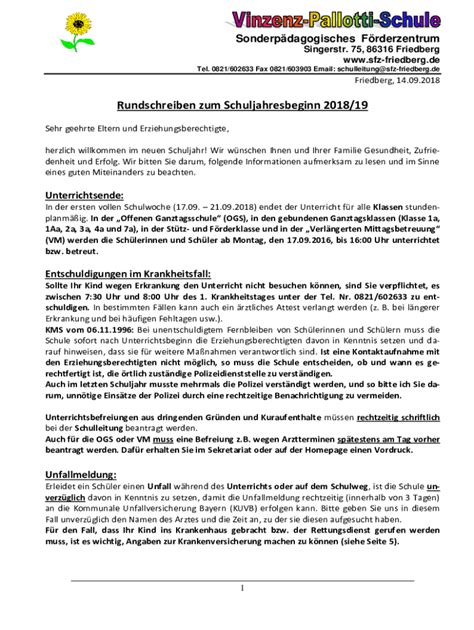 Ausf Llbar Online Herzlich Willkommen Im Neuen Schuljahr Fax Email