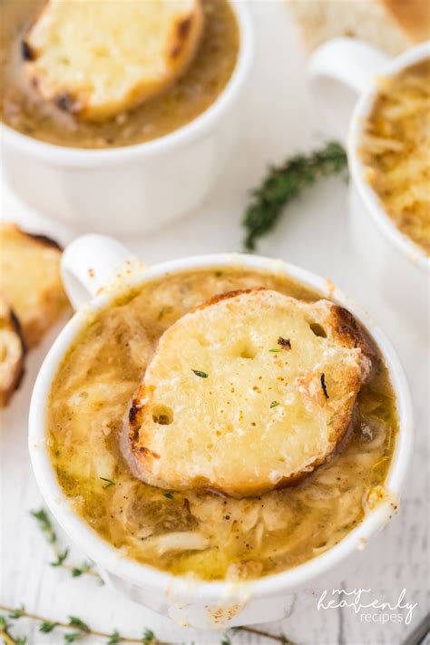 Easy French Onion Soup Recipe - My Heavenly Recipes