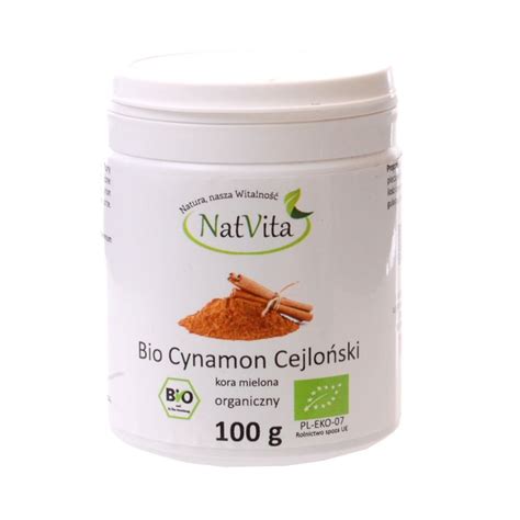 Cynamon Ceylon Cejlo Ski Bio Mielony G Natvita Natvita Sklep