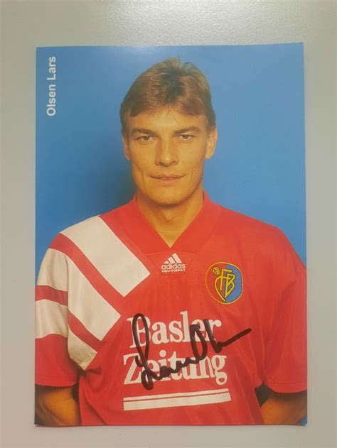 Lars Olsen Fc Basel Fcb Original Autogrammkarte Kaufen Auf Ricardo