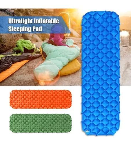 Colchoneta Inflable S Per Ligera Para Acampar Cuotas Sin Inter S