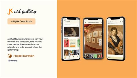 Virtual Tour App For An Art Gallery Uiux Case Study Behance