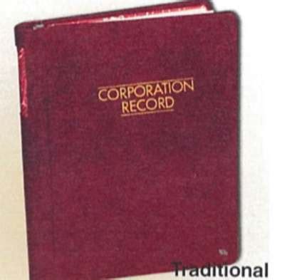 CORPORATE RECORD BOOKS