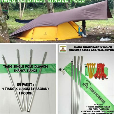 Jual Terbaik Tiang Flysheet Single Pole Ultralight Kailash