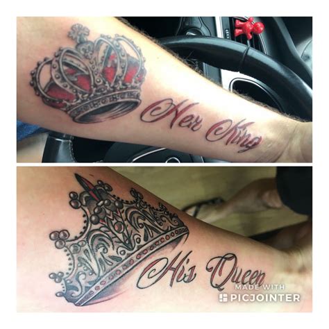 His Queen Her King Tattoos