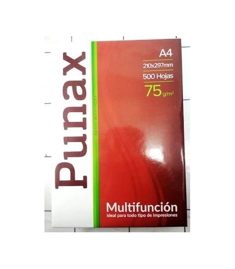 RESMA PUNAX 75gr A4 21x29 7 500hj