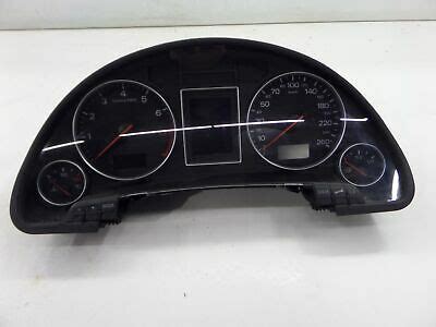 Audi A Kms Kph Instrument Cluster Speedo Gauges B Oem E