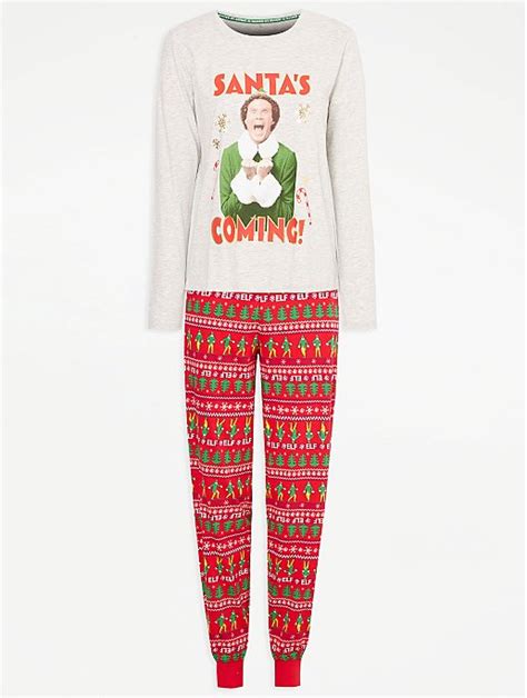 Matching Family Buddy The Elf Christmas Pyjamas | Women | George at ASDA