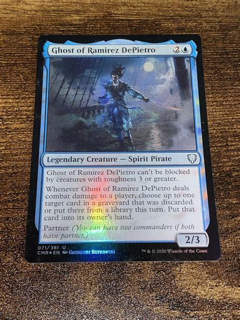 Mtg Ghost Of Ramirez Depietro 71 Commander Legends Foil D2331 Ebay