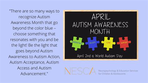 Autism Awareness Month – NESCA