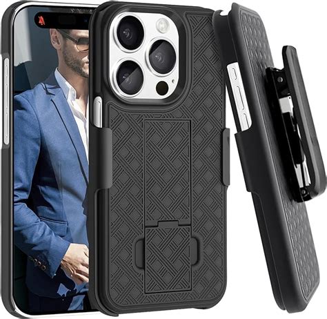 Fingic Case For Iphone Pro Case With Belt Clip Holster Case Slim