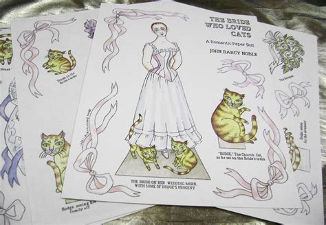 Vtg Paper Doll Convention 1990 Wedding Of The Paper Dolls Art John