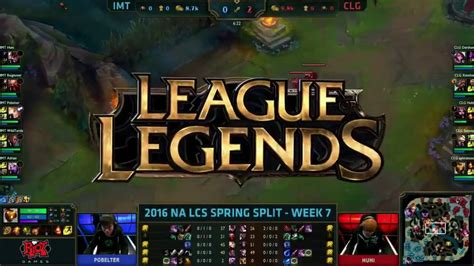 Imt Vs Clg Week Day S Na Lcs Spring Immortals Vs Counter