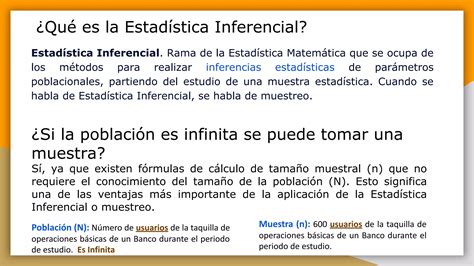 Tema 2 Aplicación Estadística Inferencial 1 Ppt