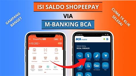 Cara Isi Saldo Shopeepay Lewat M Banking BCA Cara Top Up Shopeepay