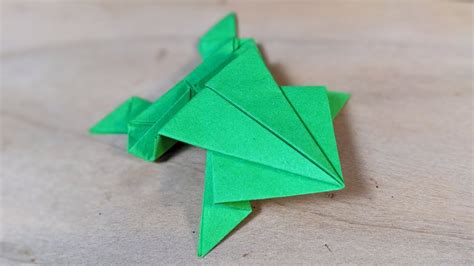 How To Make A Paper Jumping Frog That Really Jumps Fun And Easy Origami