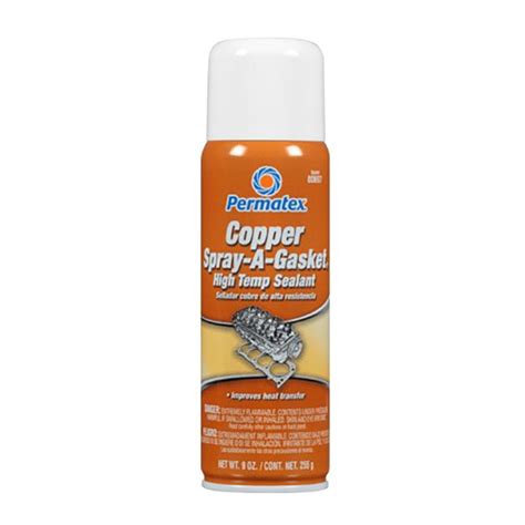 Permatex 80697 Copper Spray A Gasket Hi Temp Adhesive Sealant 9 Oz