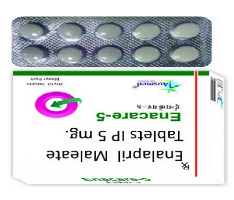 Paracetamol Mg Enalapril Maleate Tablets Ip For Hospital At Rs