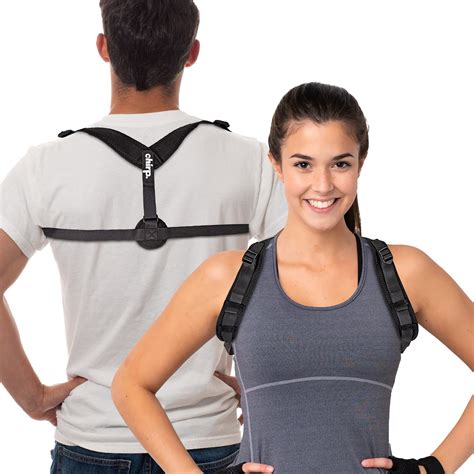 Chirp Upper Back Posture Corrector for Men and Women - Adjustable