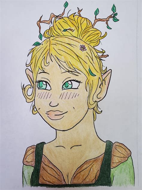 [oc] Nimoura Timbers Dandd 5e Forest Gnome Druid R Characterdrawing