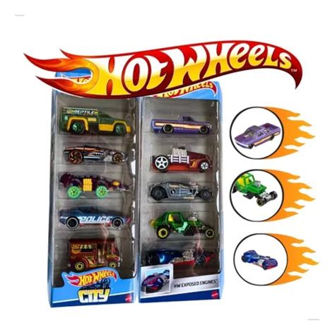 Carrinho Hot Wheels Mattel Pack 10 Sem Duplicidade Parcelamento Sem Juros