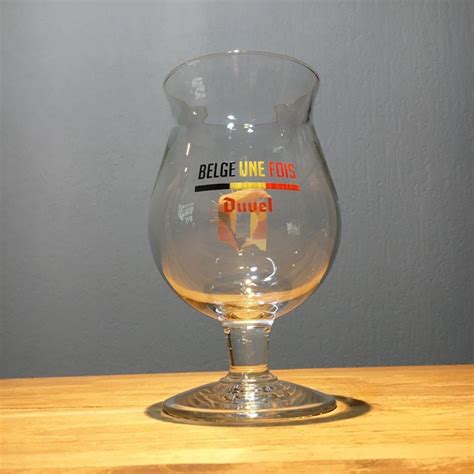 Glass Beer Duvel Collection Belge Une Fois