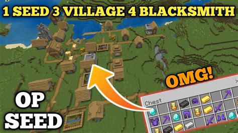 Minecraft Bedrock Pocket Edition Plains And Taiga Village Seed YouTube