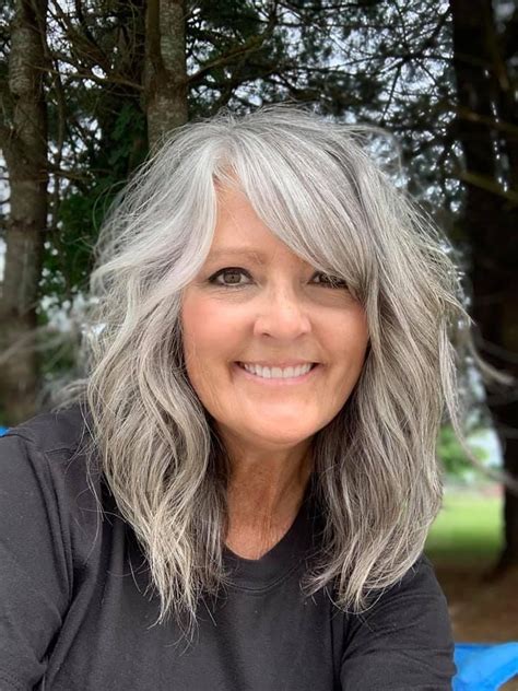 Grey Hair With Bangs Artofit