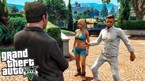 MICHAEL MEETS TRACEY NEW BOYFRIEND IN GTA 5 YouTube