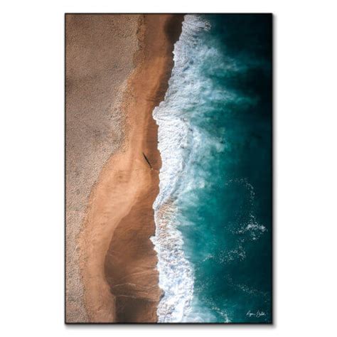 Aerial Ocean Beach Photography Wall Art - BIG Wall Décor