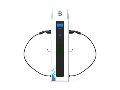 Tethered Ev Charger With Ev Charging Stand And Touch Screenevb