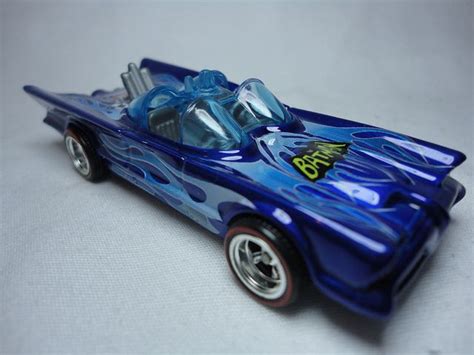 Custom Mexico Convention Hot Wheels Tv Blue Batmobile Hot