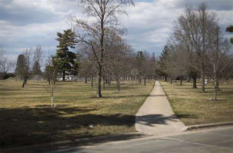 Beautiful View of the Grounds at the Tomah VA Medical Center Facility in Tomah, Wisconsin Stock ...