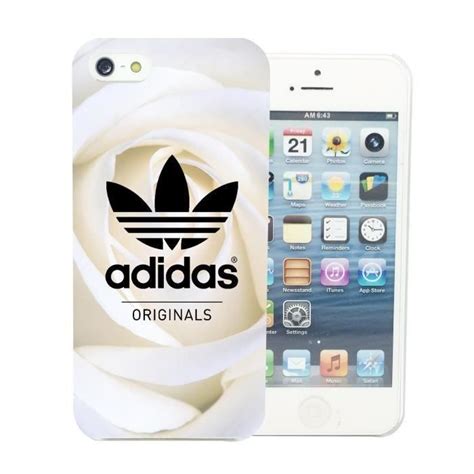 Coque IPhone 6 Plus Adidas Original Roses Blanche Sport Logo Apple Swag