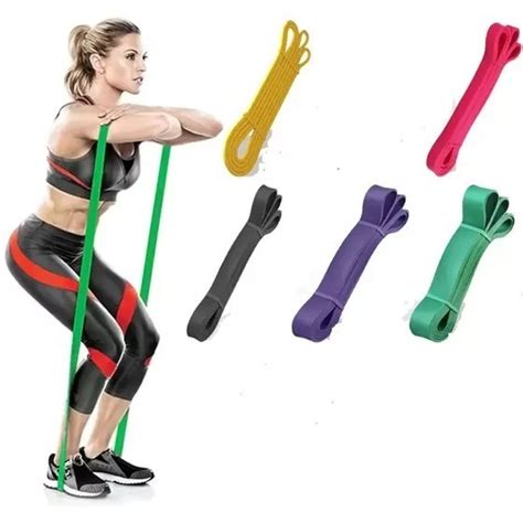 Elastico Fitness Super Band Elástico Extensor Funcional Exercício Kit 5