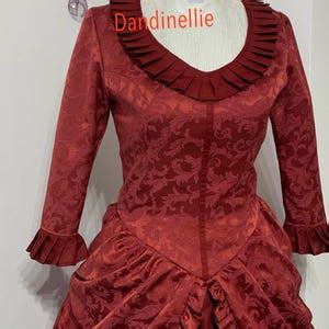 Enola Holmes Red Costume Etsy
