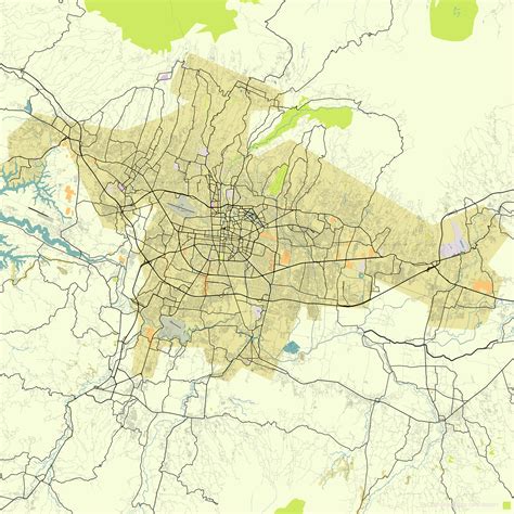 Map of Bandung City, West Java, Indonesia 29093984 Vector Art at Vecteezy