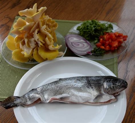 Whole Rainbow Trout And Stoller Chardonnay Tasting Pour By Jade Helm