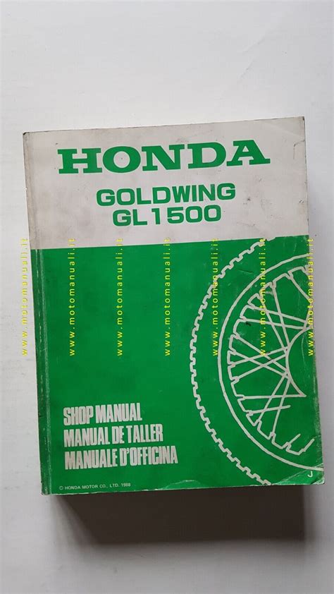 Manuali Officina Honda Gl Gold Wing Manuale Officina