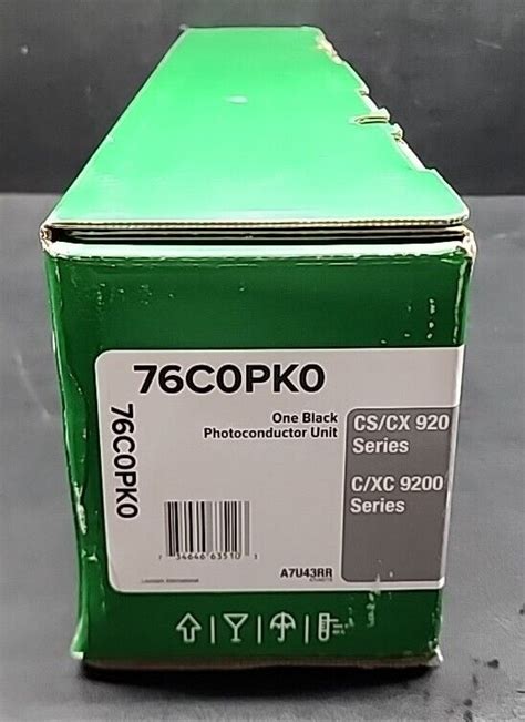 Lexmark 76C0PK0 Photoconductor Unit Black Genuine for sale online | eBay