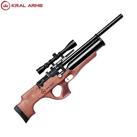 Buy Online PCP Air Rifle Kral Arms Puncher Ekinoks Walnut Semi Auto