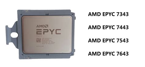 AMD EPYC 7343 EPYC 7443 EPYC 7543 EPYC 7643 SP3 CPU processor no lock ...