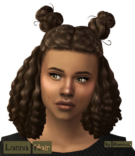 Lanna Hair Screenshots The Sims 4 Create A Sim Curseforge