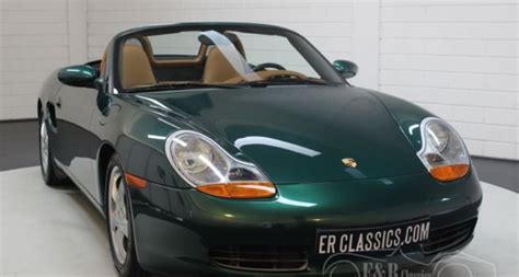 2001 Porsche Boxster - 2.7 Cabriolet 2001 Dark green metallic | Classic ...